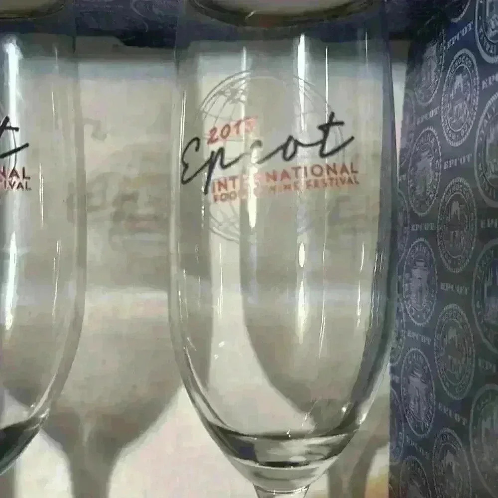 2017 Disney Epcot international food & wine festival glasses. - Picture 2 of 3